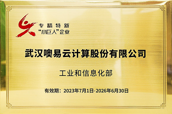 国家级专精特新“小巨人”企业